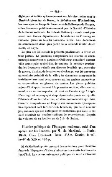 Revue de bibliographie analytique, ou Compte rendu des ouvrages scientifiques et de haute litterature publies en France et a l'etranger ...