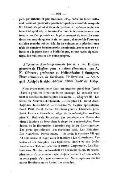 Revue de bibliographie analytique, ou Compte rendu des ouvrages scientifiques et de haute litterature publies en France et a l'etranger ...