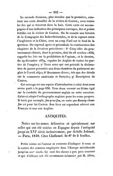 Revue de bibliographie analytique, ou Compte rendu des ouvrages scientifiques et de haute litterature publies en France et a l'etranger ...