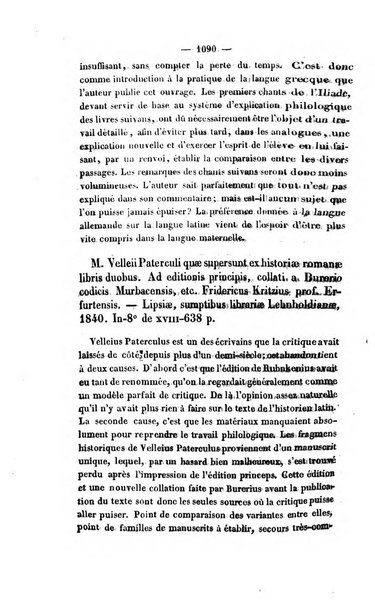 Revue de bibliographie analytique, ou Compte rendu des ouvrages scientifiques et de haute litterature publies en France et a l'etranger ...