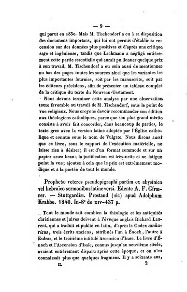 Revue de bibliographie analytique, ou Compte rendu des ouvrages scientifiques et de haute litterature publies en France et a l'etranger ...