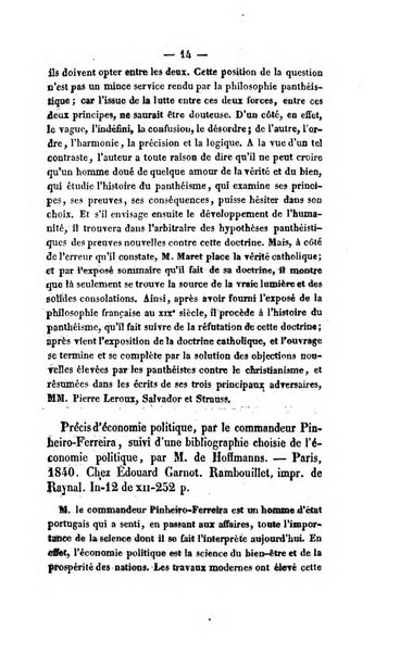 Revue de bibliographie analytique, ou Compte rendu des ouvrages scientifiques et de haute litterature publies en France et a l'etranger ...