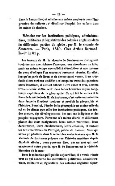 Revue de bibliographie analytique, ou Compte rendu des ouvrages scientifiques et de haute litterature publies en France et a l'etranger ...