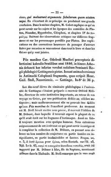 Revue de bibliographie analytique, ou Compte rendu des ouvrages scientifiques et de haute litterature publies en France et a l'etranger ...