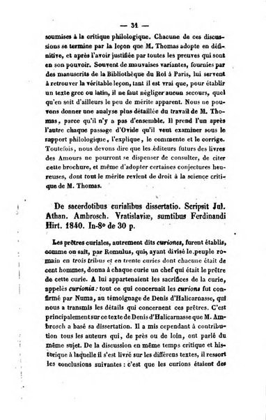 Revue de bibliographie analytique, ou Compte rendu des ouvrages scientifiques et de haute litterature publies en France et a l'etranger ...