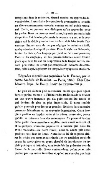 Revue de bibliographie analytique, ou Compte rendu des ouvrages scientifiques et de haute litterature publies en France et a l'etranger ...