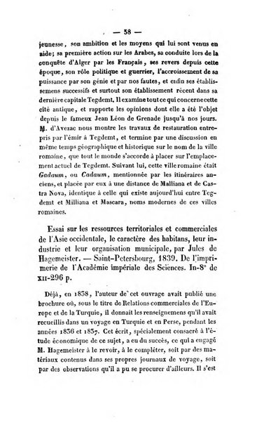 Revue de bibliographie analytique, ou Compte rendu des ouvrages scientifiques et de haute litterature publies en France et a l'etranger ...