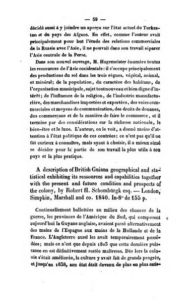 Revue de bibliographie analytique, ou Compte rendu des ouvrages scientifiques et de haute litterature publies en France et a l'etranger ...