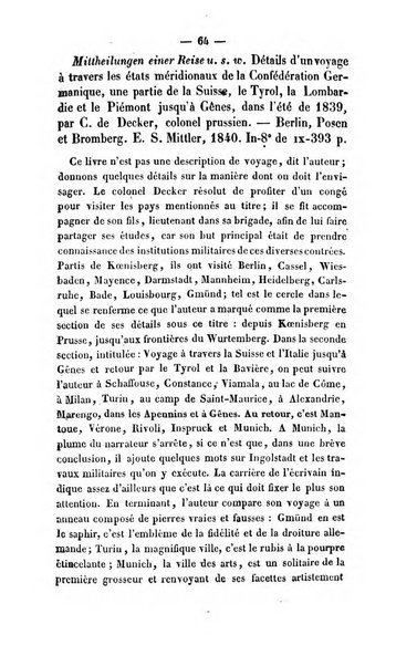 Revue de bibliographie analytique, ou Compte rendu des ouvrages scientifiques et de haute litterature publies en France et a l'etranger ...