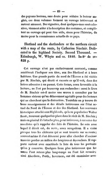 Revue de bibliographie analytique, ou Compte rendu des ouvrages scientifiques et de haute litterature publies en France et a l'etranger ...