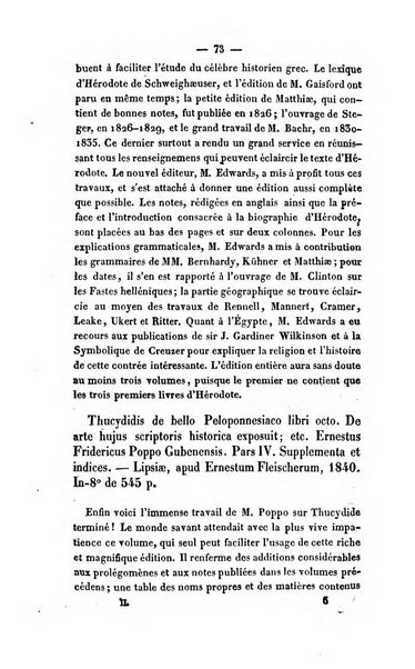 Revue de bibliographie analytique, ou Compte rendu des ouvrages scientifiques et de haute litterature publies en France et a l'etranger ...