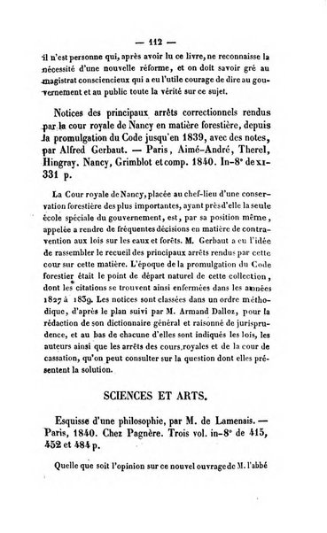 Revue de bibliographie analytique, ou Compte rendu des ouvrages scientifiques et de haute litterature publies en France et a l'etranger ...