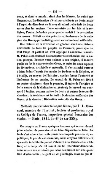 Revue de bibliographie analytique, ou Compte rendu des ouvrages scientifiques et de haute litterature publies en France et a l'etranger ...