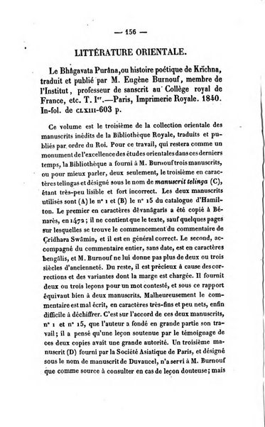 Revue de bibliographie analytique, ou Compte rendu des ouvrages scientifiques et de haute litterature publies en France et a l'etranger ...