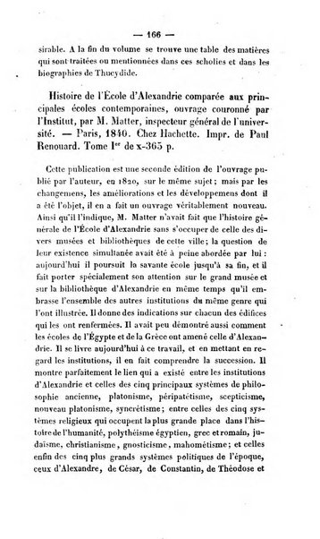 Revue de bibliographie analytique, ou Compte rendu des ouvrages scientifiques et de haute litterature publies en France et a l'etranger ...