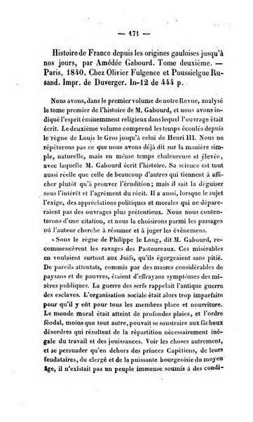 Revue de bibliographie analytique, ou Compte rendu des ouvrages scientifiques et de haute litterature publies en France et a l'etranger ...