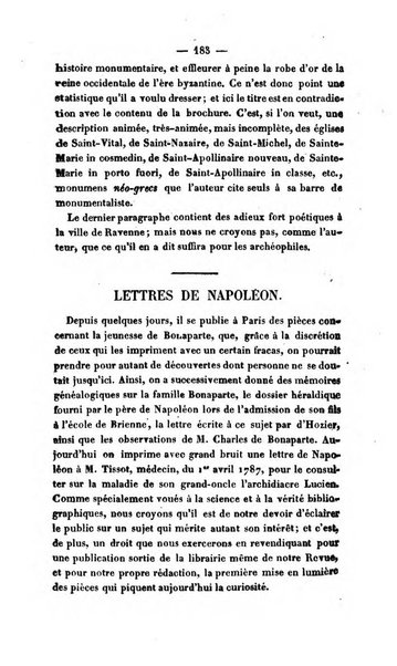 Revue de bibliographie analytique, ou Compte rendu des ouvrages scientifiques et de haute litterature publies en France et a l'etranger ...