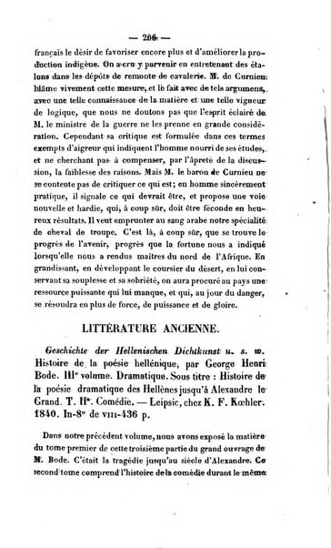 Revue de bibliographie analytique, ou Compte rendu des ouvrages scientifiques et de haute litterature publies en France et a l'etranger ...