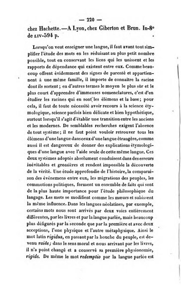 Revue de bibliographie analytique, ou Compte rendu des ouvrages scientifiques et de haute litterature publies en France et a l'etranger ...