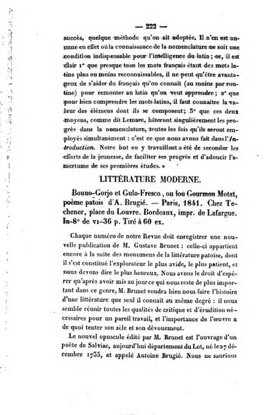 Revue de bibliographie analytique, ou Compte rendu des ouvrages scientifiques et de haute litterature publies en France et a l'etranger ...