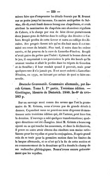 Revue de bibliographie analytique, ou Compte rendu des ouvrages scientifiques et de haute litterature publies en France et a l'etranger ...