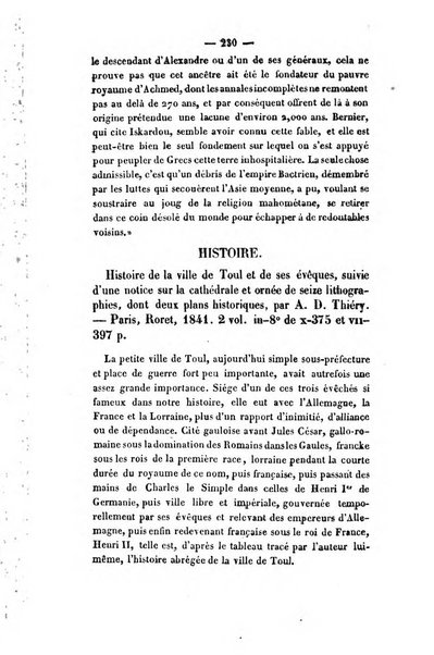 Revue de bibliographie analytique, ou Compte rendu des ouvrages scientifiques et de haute litterature publies en France et a l'etranger ...