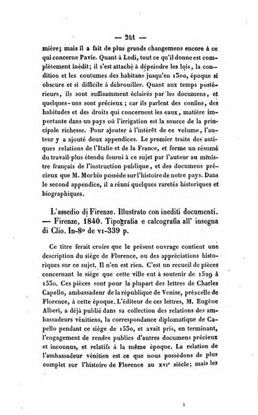 Revue de bibliographie analytique, ou Compte rendu des ouvrages scientifiques et de haute litterature publies en France et a l'etranger ...