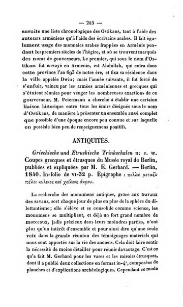 Revue de bibliographie analytique, ou Compte rendu des ouvrages scientifiques et de haute litterature publies en France et a l'etranger ...