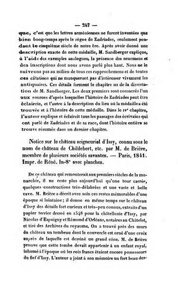 Revue de bibliographie analytique, ou Compte rendu des ouvrages scientifiques et de haute litterature publies en France et a l'etranger ...