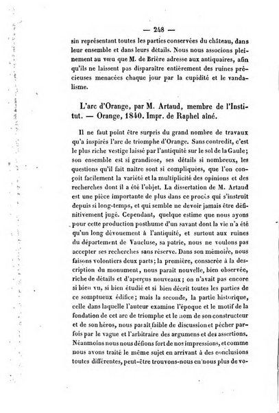 Revue de bibliographie analytique, ou Compte rendu des ouvrages scientifiques et de haute litterature publies en France et a l'etranger ...