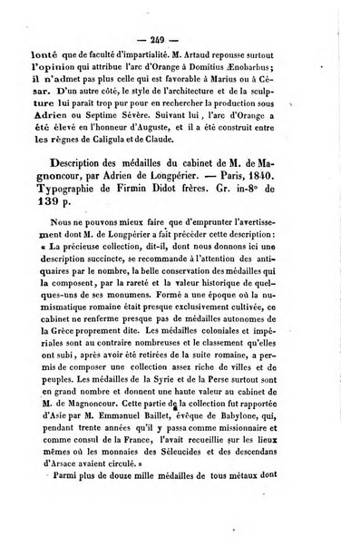 Revue de bibliographie analytique, ou Compte rendu des ouvrages scientifiques et de haute litterature publies en France et a l'etranger ...