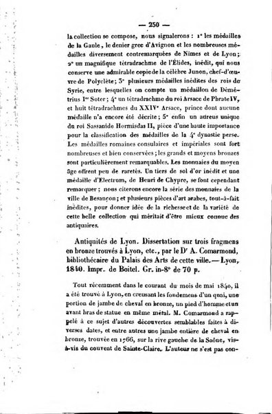 Revue de bibliographie analytique, ou Compte rendu des ouvrages scientifiques et de haute litterature publies en France et a l'etranger ...