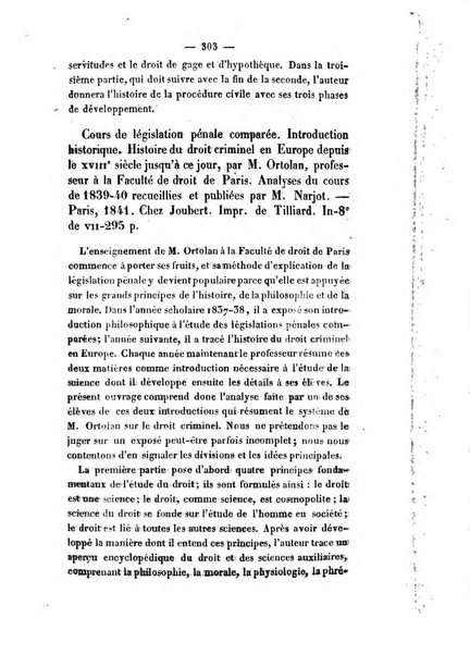 Revue de bibliographie analytique, ou Compte rendu des ouvrages scientifiques et de haute litterature publies en France et a l'etranger ...