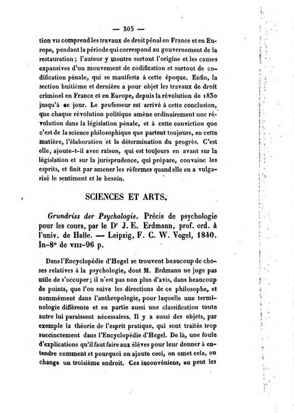 Revue de bibliographie analytique, ou Compte rendu des ouvrages scientifiques et de haute litterature publies en France et a l'etranger ...