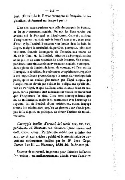 Revue de bibliographie analytique, ou Compte rendu des ouvrages scientifiques et de haute litterature publies en France et a l'etranger ...