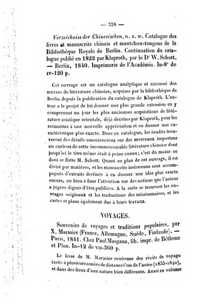 Revue de bibliographie analytique, ou Compte rendu des ouvrages scientifiques et de haute litterature publies en France et a l'etranger ...