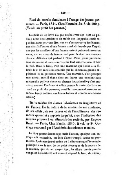 Revue de bibliographie analytique, ou Compte rendu des ouvrages scientifiques et de haute litterature publies en France et a l'etranger ...