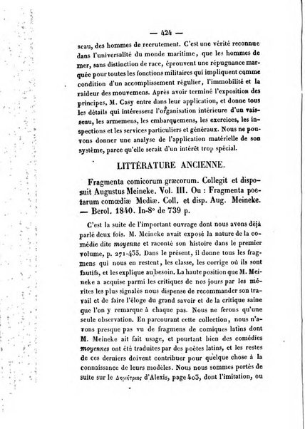 Revue de bibliographie analytique, ou Compte rendu des ouvrages scientifiques et de haute litterature publies en France et a l'etranger ...