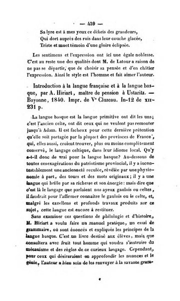 Revue de bibliographie analytique, ou Compte rendu des ouvrages scientifiques et de haute litterature publies en France et a l'etranger ...