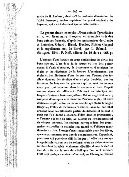 Revue de bibliographie analytique, ou Compte rendu des ouvrages scientifiques et de haute litterature publies en France et a l'etranger ...