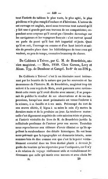 Revue de bibliographie analytique, ou Compte rendu des ouvrages scientifiques et de haute litterature publies en France et a l'etranger ...