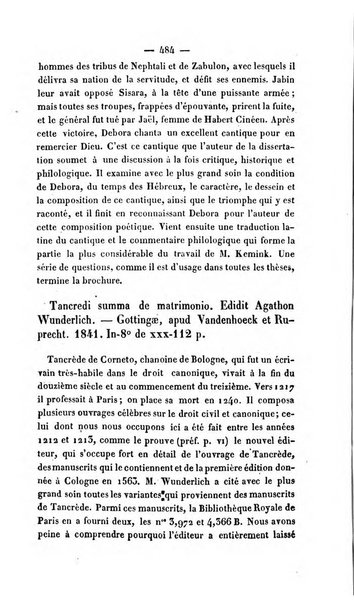 Revue de bibliographie analytique, ou Compte rendu des ouvrages scientifiques et de haute litterature publies en France et a l'etranger ...