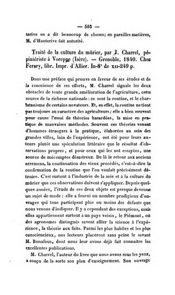 Revue de bibliographie analytique, ou Compte rendu des ouvrages scientifiques et de haute litterature publies en France et a l'etranger ...