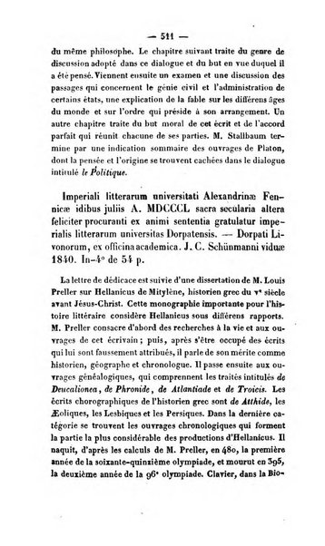 Revue de bibliographie analytique, ou Compte rendu des ouvrages scientifiques et de haute litterature publies en France et a l'etranger ...