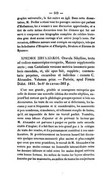 Revue de bibliographie analytique, ou Compte rendu des ouvrages scientifiques et de haute litterature publies en France et a l'etranger ...