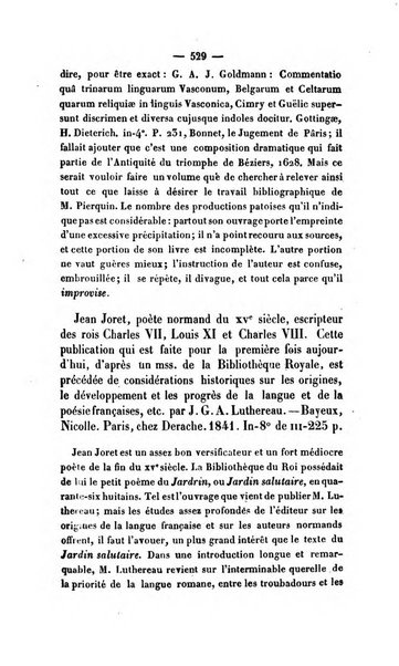 Revue de bibliographie analytique, ou Compte rendu des ouvrages scientifiques et de haute litterature publies en France et a l'etranger ...