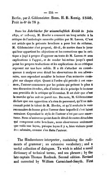 Revue de bibliographie analytique, ou Compte rendu des ouvrages scientifiques et de haute litterature publies en France et a l'etranger ...