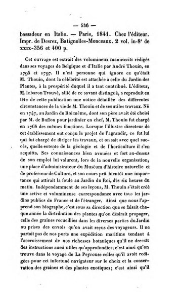 Revue de bibliographie analytique, ou Compte rendu des ouvrages scientifiques et de haute litterature publies en France et a l'etranger ...