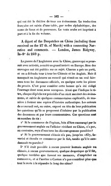 Revue de bibliographie analytique, ou Compte rendu des ouvrages scientifiques et de haute litterature publies en France et a l'etranger ...