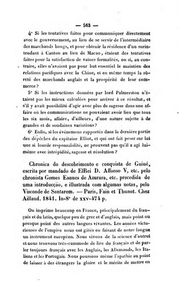 Revue de bibliographie analytique, ou Compte rendu des ouvrages scientifiques et de haute litterature publies en France et a l'etranger ...